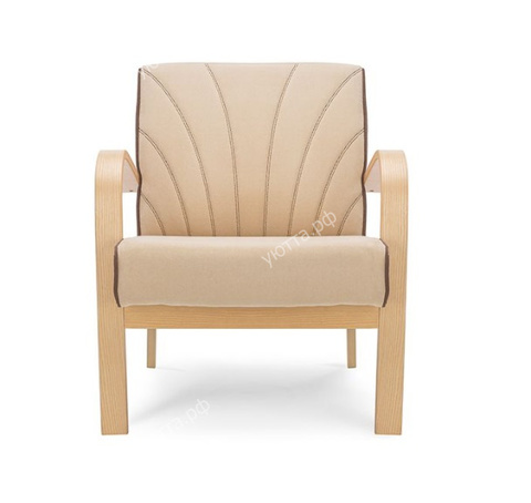 Кресло Шелл Velvet Beige