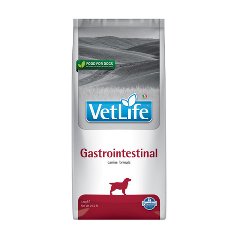 Сух.корм Farmina Vet Life GASTRO-INTESTINAL диета при заболев.ЖКЕ для собак,12 кг.