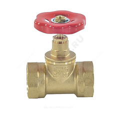 Клапан запорный латунь 15б1п Ду 15 Ру16 ВР прямой SantechSystems