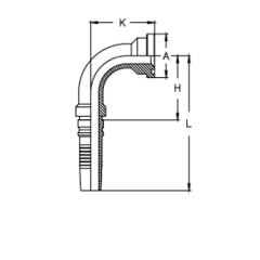 Фитинг DN 32 SFS 1.1/2 63.5 (90) Interlock TIEFFE