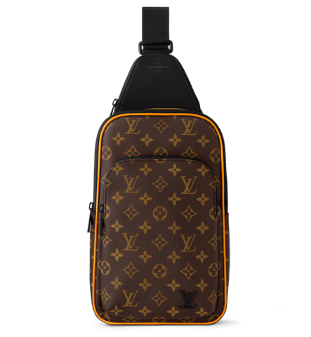 Сумка-слинг Louis Vuitton Avenue NM канва Monogram Macassar Orange