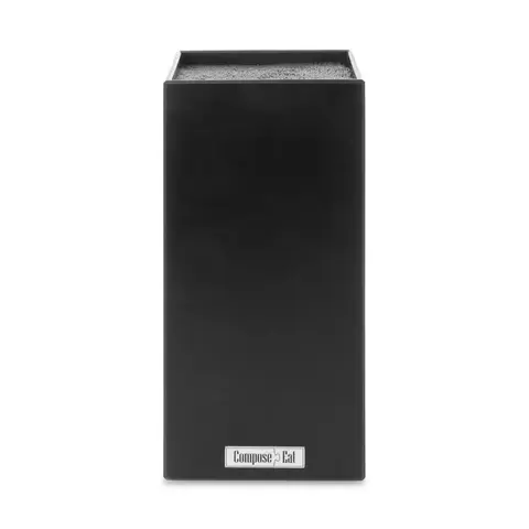 Подставка для кухонных ножей универсальная 11х11х24см ComposeEat черный