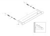 Decor Walther 0863860 Decor Walther  BAR DA Душевая полочка 2x35x9 cm , цвет  черный матовый