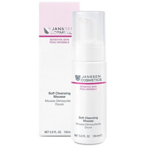 Janssen Sensitive Skin: Нежный очищающий мусс для лица (Soft Cleansing Mousse)