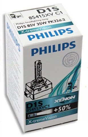 Лампа ксенон D1S (4800К) Philips X-tremeVision (картон)