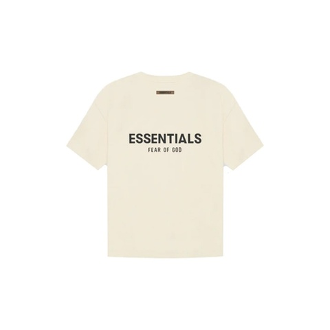 Футболка Fear of God Essentials Short Sleeve Tee Buttercream/Cream, FOG-SS21-557