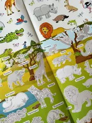 Многоразовые наклейки 