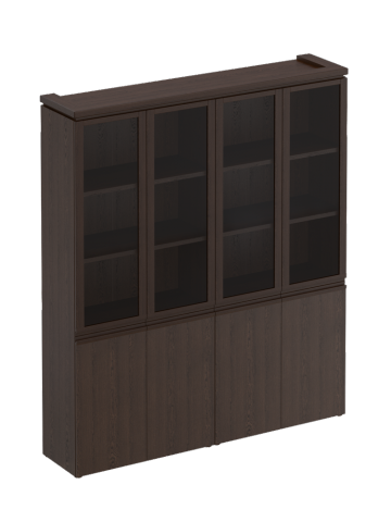 МК 360 ДА  Шкаф для документов со стеклянными дверями