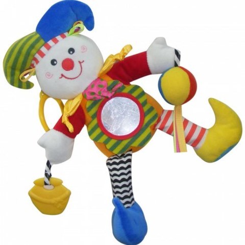 Игрушка-подвеска Biba Toys Клоун MS032