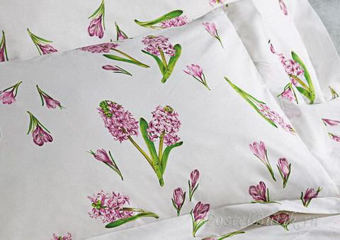 Постельное белье семейное Mirabello Primi Fiori розовое