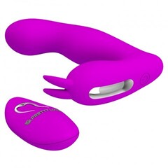 Вибромассажер для точки G с пульсацией и пультом ДУ