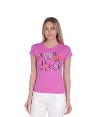 Футболка женская, лиловый 300232/SS20-ADORE