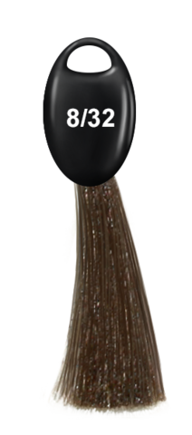 OLLIN N-JOY  8/32 – светло-русый золотисто-фиолетовый, перманентная крем-краска для волос 100мл
