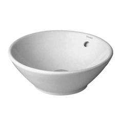 Duravit Bacino Раковина круглая 42 cm с переливом, без отв под смеситель, вкл. крепление, цвет белый 325420000 фото