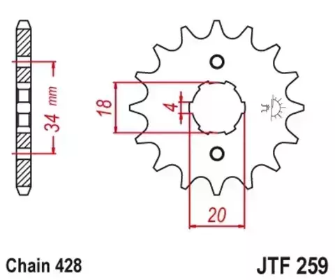 Звезда ведущая JTF259 14