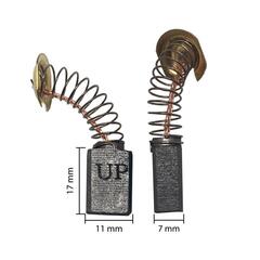 Щетка графитовая UNITED PARTS 7х11х17мм для MAKITA СВ-253 (аналог 194547-5) (10шт)