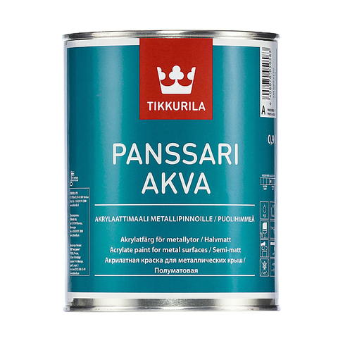 Tikkurila Panssari Akva/Тиккурила Панссари Аква водоразбавляемая краска для металла