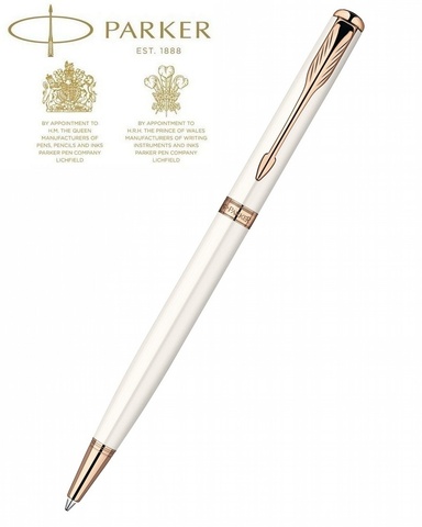 Ручка шариковая Parker Sonnet Premium Slim, K440 Pearl PGT (S0947400)