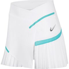Юбка теннисная Nike Dri-Fit Spring Court Skirt W - white/white/washed teal/wolf grey