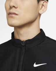 Футболка теннисная tenisowy Nike Court Breathe Advantage Top - black/black/white