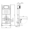 Aquatek SET AQUATEK КАИР-14-017 (рама AQUATEK INS-0000014+крепеж KKI-0000002+KDI-0000017+ унитаз КАИР A1170-00 с тонким сиденьем soft-close)