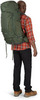 Картинка рюкзак туристический Osprey Kestrel 58 Bonsai Green - 3