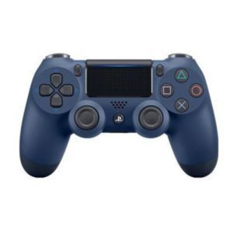 Беспроводной геймпад DualShock 4 для PS4 (полуночный синий, Midnight Blue, 2ое поколение, CUH-ZCT2E: SCEE)