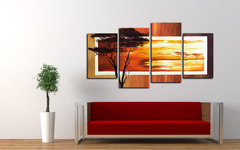 Модульная картина "Закат"