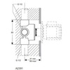 Встраиваемая часть многоходового переключателя Ideal Standard A2391NU