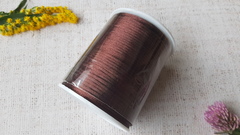 Шнур круглый атласный (для воздушных петель), 2 мм, тёмно-коричневый