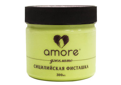 Мороженое AMORE сицилийская фисташка, 300мл