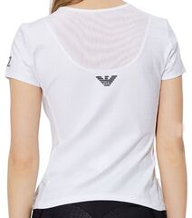 Женская теннисная футболка EA7 Woman Jersey T-shirt - fancy white