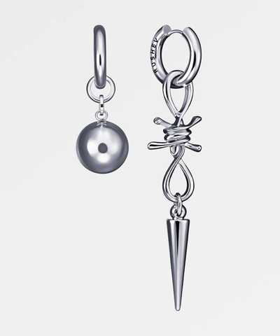 Серьги “ENDLESS GAME SILVER”