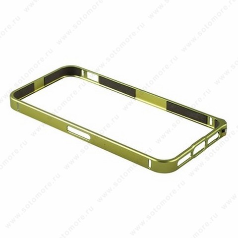 Бампер металлический для iPhone SE/ 5s/ 5C/ 5 салатовый