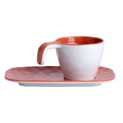 Melamine Coffee Set, Summer collection, colour Coral