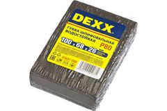 Губки шлифовальные DEXX четырехсторонняя, средняя жесткость, Р80, 100х68х26мм (200)