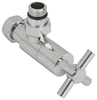 Сунержа 071-1408-1234 Вентиль угловой (крест) G 1/2" НР х G 3/4" НГ (Сатин)