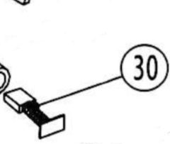 Запчасть №30 для Ken 6130N. Угольные щетки 2 шт.