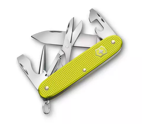 Складной швейцарский нож Victorinox Pioneer X Alox Limited Edition 2023 Electric Yellow (0.8231.L23) лимитированное издание | Wen-Vic.Ru