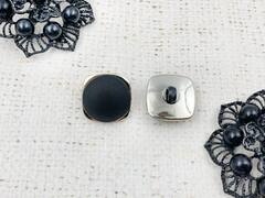 Пуговицы костюмные, d 1,6 см, чёрный