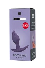 Фиоелетовый анальный стимулятор Bootie Fem - 8,5 см. - 