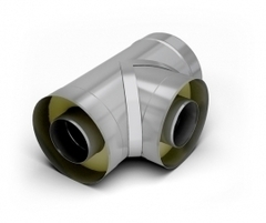 Тройник 90-сэндвич TMF СУПЕР ф140/240, 0,8/0,5мм, нн