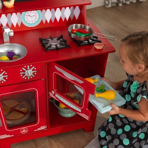 Игрушечная кухня KidKraft Классик красный 53362_KE