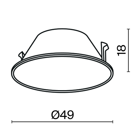 Комплектующие для светильника Maytoni Wise Ring057-7-MG