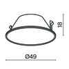 Комплектующие для светильника Maytoni Wise Ring057-7-MG