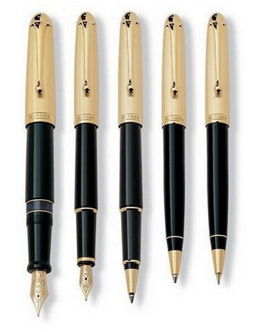 Карандаш механический Aurora Series 88 Black & Gold GT, 07 mm (AU-851)