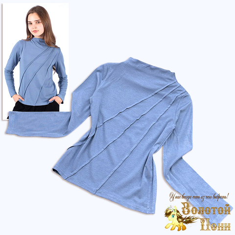 Лонгслив нарядный д (8-12) 261110-J4021