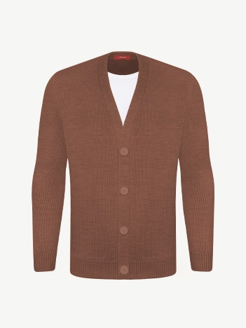 Кардиган с пуговицами из экохлопка