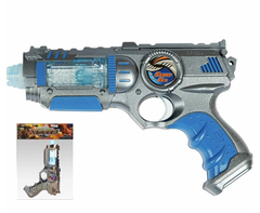 Пистолет свет+муз 0163 23*15