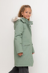 пальто  для девочки  ВК 38107/7 ГР